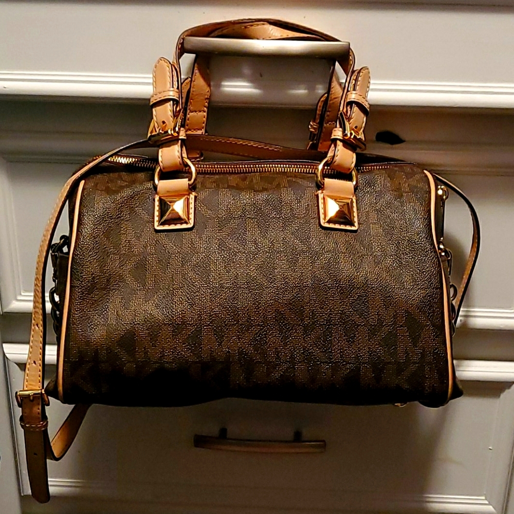 MK Medium Logo Satchel
